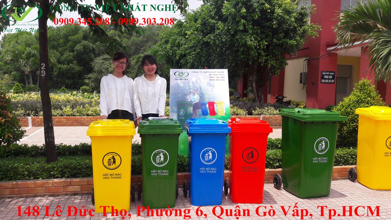 Thùng rác công cộng, thung rac cong cong, thùng rác công cộng 120 lít,thùng rác công cộng 120l