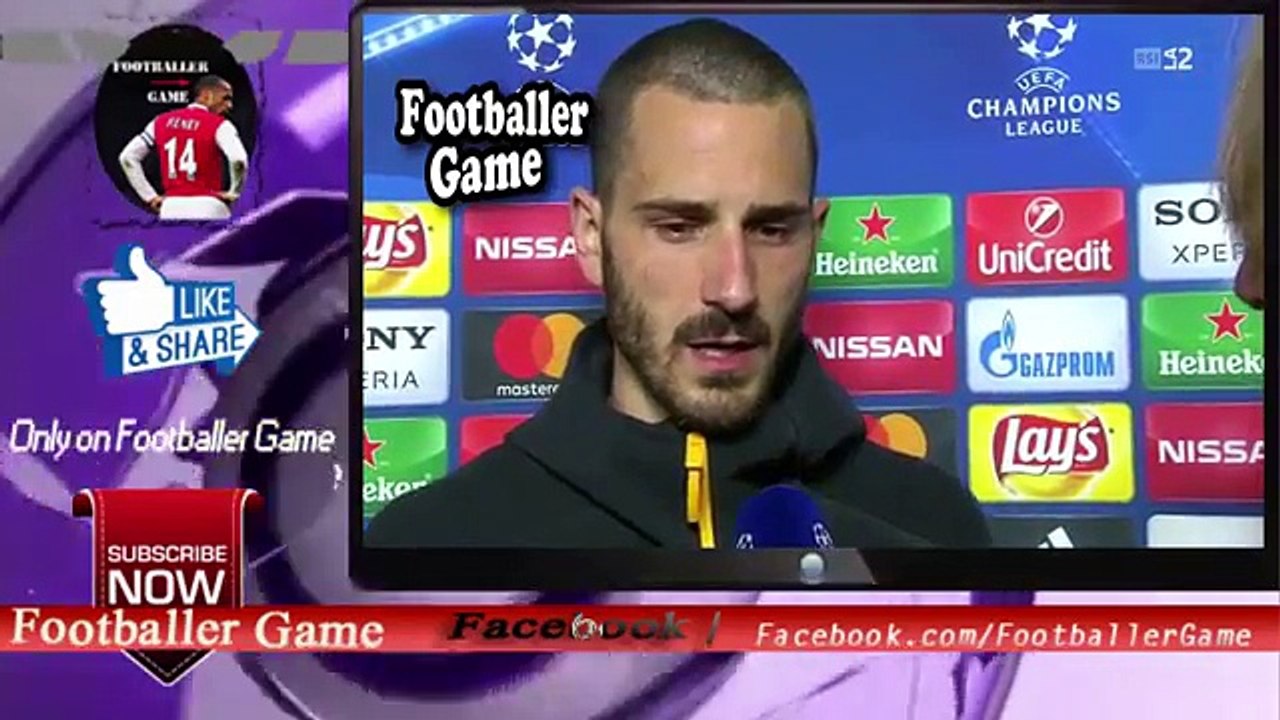 Barcelona vs Juventus 0-0 Leonardo Bonucci Post Match Interview (Italian)