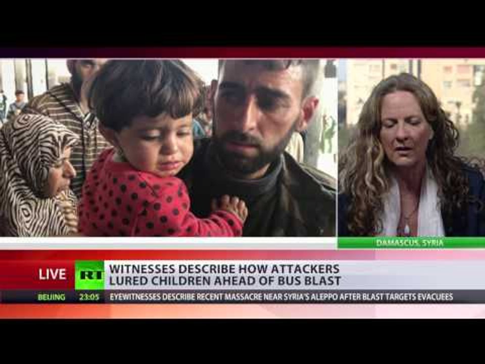 'Horrific fate': Attackers lured children ahead of bus blast in Syria - Aleppo attack witnesses