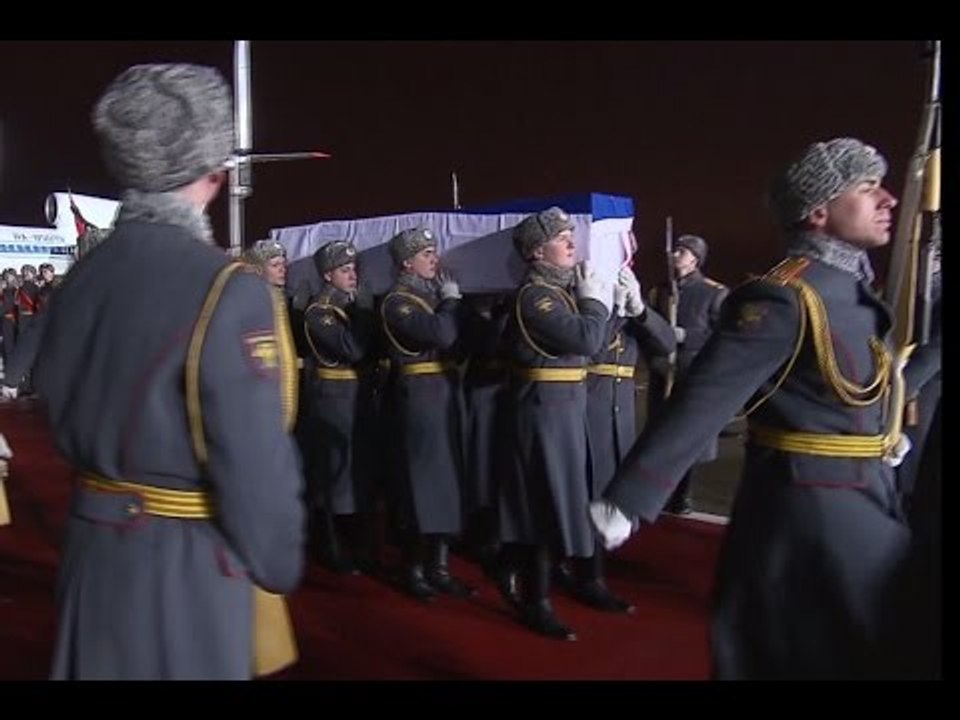 Slain ambassador’s body arrives in Moscow, met by Russian & Turkish FMs