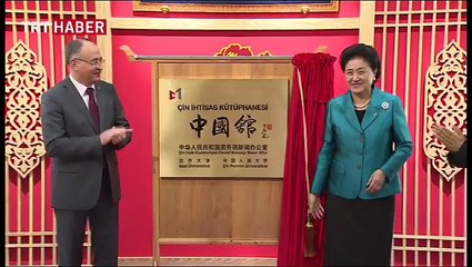 Gazi Üniversitesi Türkiye'nin ilk Çin İhtisas Kütüphanesi'ni kurdu