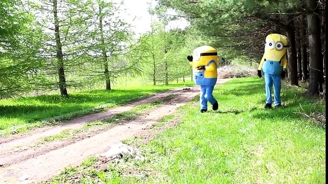 Frozen Elsa is Taken By Minions! w_ Spiderman, Anna & Kristoff, Pink Spidergirl, Maleficent & Candy