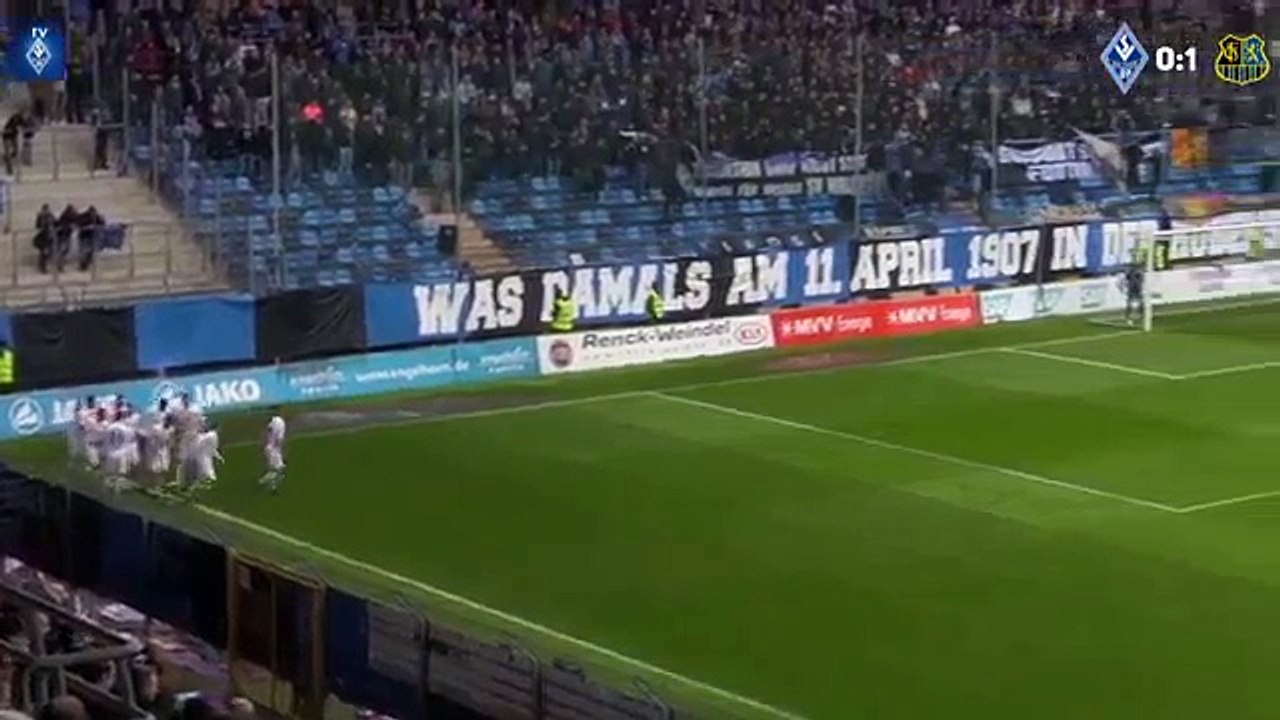 Waldhof Mannheim 0:2 FC Saarbrücken (German Regionalliga South-West17 April 2017)