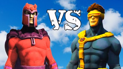 MAGNETO VS CYCLOPS - EPIC BATTLE (X-MEN SUPERHEROES DEATHMATCH)