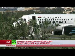 Malta hostage situation: First passengers evacuated from hijacked Afriqiyah Airways flight