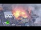 Strong Winds: Fire engulfs 140 buildings in Japan (aerial footage)