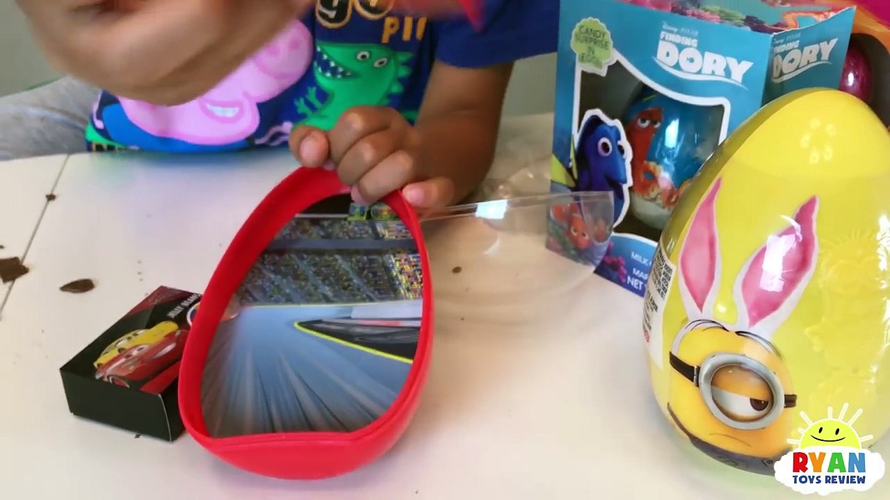 EASTER EGGS SURPRISE 2017 Disney Cars Trolls Minions Finding Dory Frozen Elsa Marvel Aveng