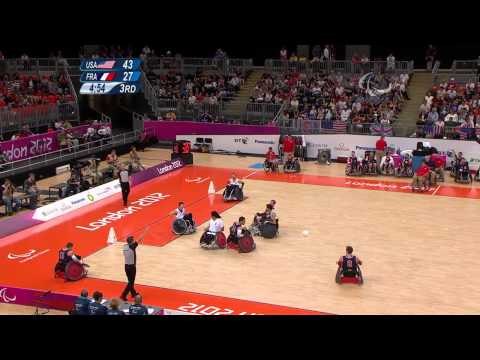 Wheelchair Rugby - USA vs FRA - Mixed - Pool Phase Group B - London 2012 Paralympic Games