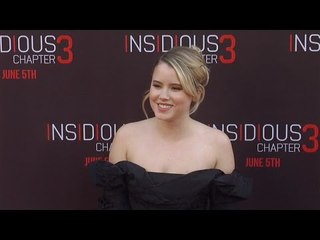 Taylor Spreitler "Insidious Chapter 3" Los Angeles Premiere Red Carpet