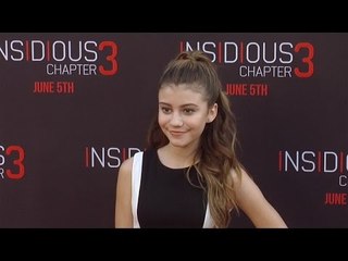 G. Hannelius "Insidious Chapter 3" Los Angeles Premiere Red Carpet
