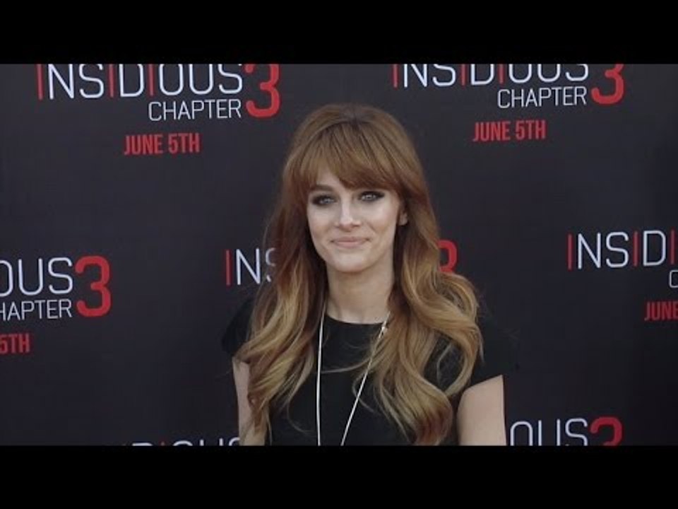 Aubrey Peeples "Insidious Chapter 3" Los Angeles Premiere Red Carpet
