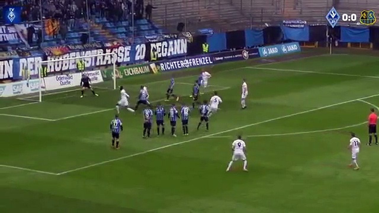 Waldhof Mannheim 0:1 FC Saarbrücken (German Regionalliga South-West17 April 2017)