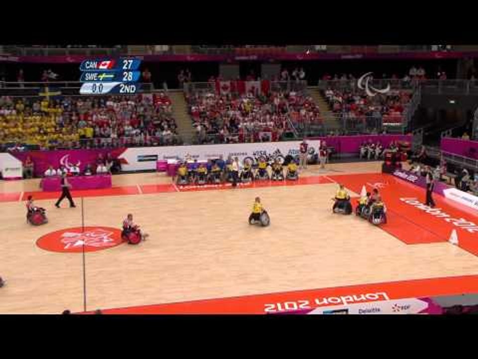 Wheelchair Rugby   CAN versus SWE   Mixed   Pool Phase Group B   London 2012 Paralympic Games