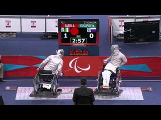 Wheelchair Fencing - RUS vs ITA - Men's Ind Sabre - Cat. B Brz Mdl - London 2012 Paralympic Games