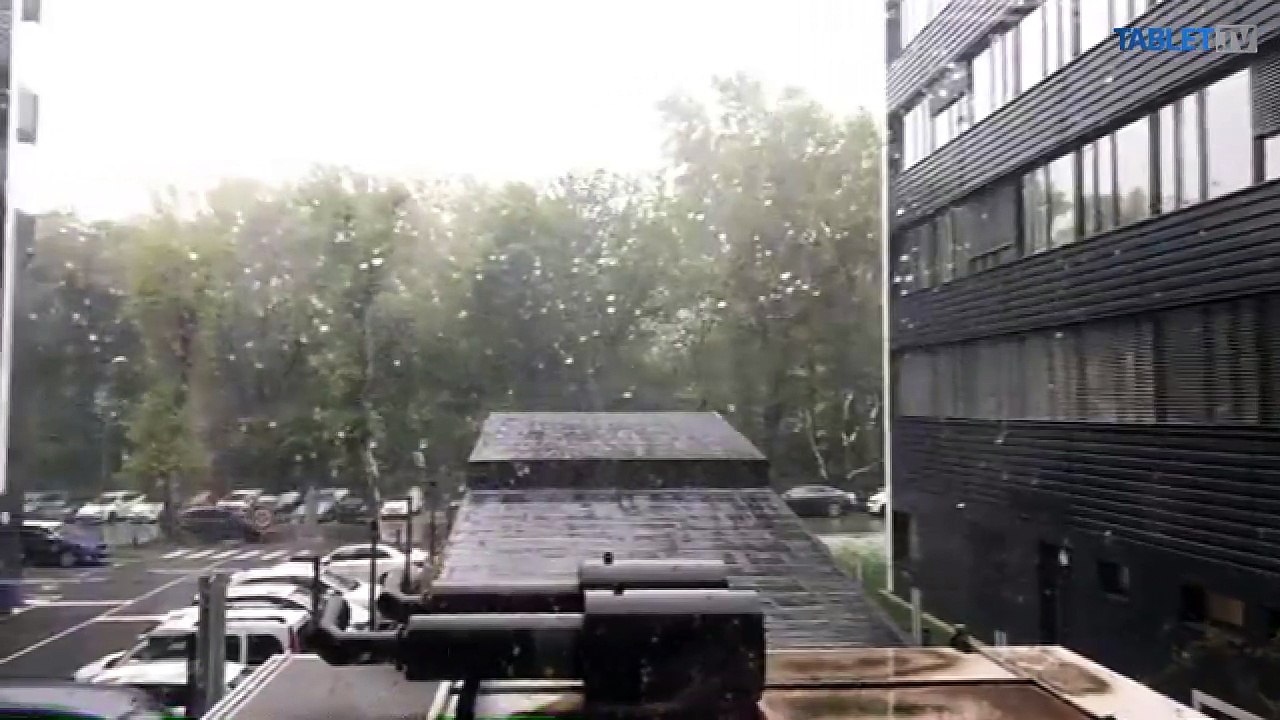 Aprílová Bratislava - SNEŽENIE na Patrónke