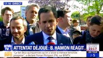 Depuis Toulouse, Benoît Hamon réagit au projet d'attentat déjoué visant la présidentielle