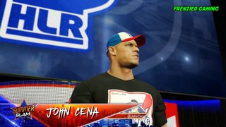 WWE 2K17 AJ Styles Vs John Cena Summerslam 2016