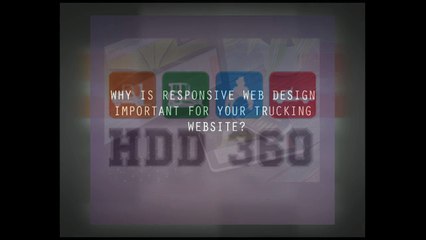 How Responsive Web Design Will Be Beneficial For Your Trucking Website