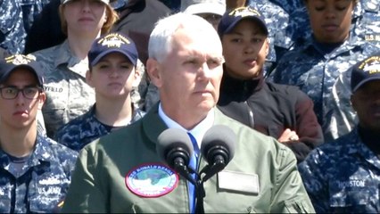 Mike Pence fires fresh warning to North Korea