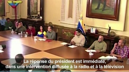 Venezuela: Maduro dénonce un "appel au coup d'Etat"