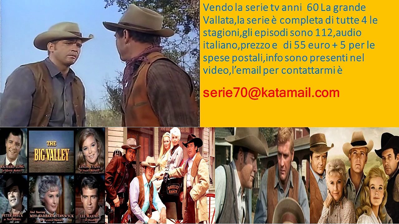 La Grande Vallata tutte le stagioni - telefilm anni 60 - DVD - ITA