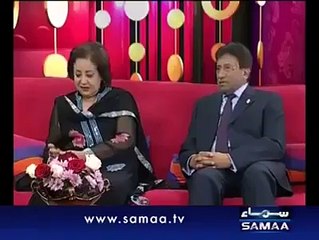 Lion Of Pakistan Pervez Musharraf And His Mr's Being Interviewed By Actress Reema Khan