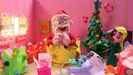BAD Christmas Gifts from Santa Claus - Zombie, Dragon, Pranks Elsa Frozen Stop Motion