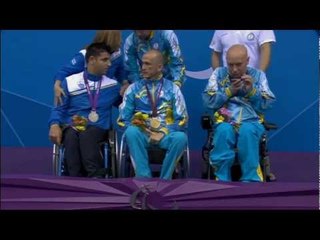 Swimming - Men's 50m Backstroke - S1 Victory Ceremony - London 2012Paralympic Games