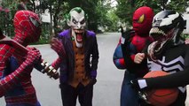 Spiderman KIDNAPED Haunted House! Superheroes Fun Spiderman Muscle Joker Venom In Ghost House Best