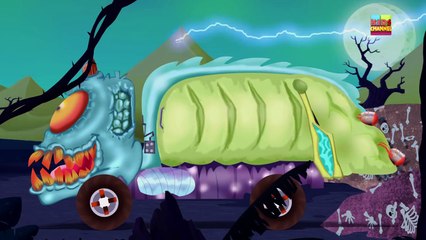 truck | lorry  | car garage | car formation | scary video for children | hello its halloween