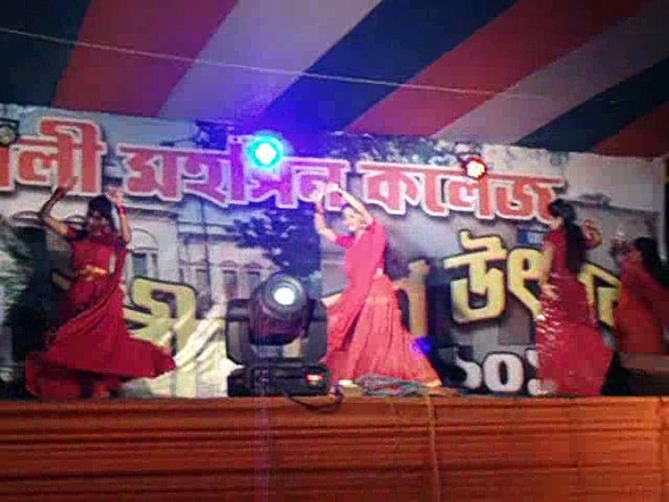 hooghly mohsin college dence local college garil faeshers and fareweel