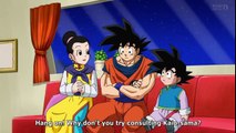 GOKU INSTANT TRANSMISSION IN BULMA'S ROOM - Dragon Ball Super Ep. 43 ENGLISH SUBBED (HD)