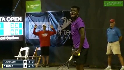 Love making disrupts tennis match in Sarasota. Can't be that good, says Tiafoe