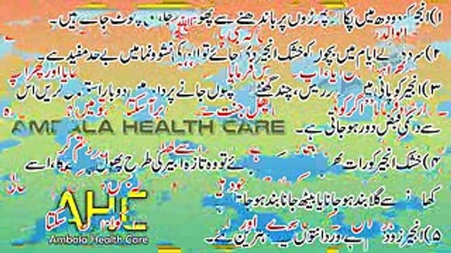 Anjeer Ke Faide In Urdu Top 30 Best Health Benefits of Figs Anjeer