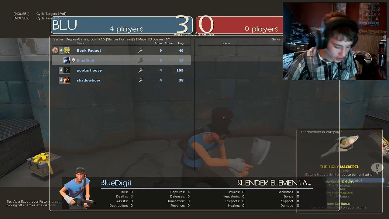 IM NOT GOING OUT THERE- Slender Fortress