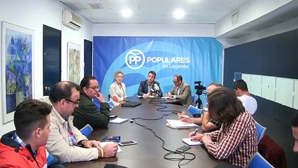 Rueda de prensa del Partido Popular de Leganés del 19 de abril de 2017