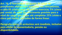 Estatuto dos Servidores do Poder Judiciário do Paraná - Aula 3 Parte 3 - Vantagens