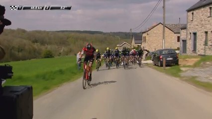 L'attaque de De Marchi -  La Flèche Wallonne 2017