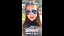 Marine Le Pen moquée sur les réseaux sociaux après une interview accordée au réseau social Snapchat - VIDÉO