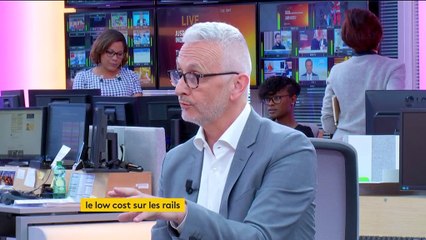 SNCF : "le low cost c'est plus 76% en un an" selon Mathias Vicherat