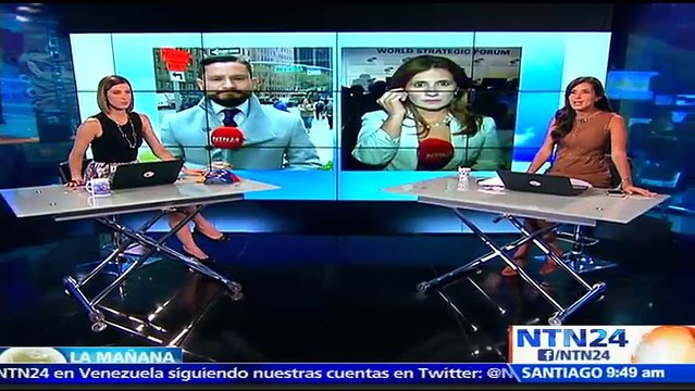 Secretario general de la OEA Luis Almagro respalda las marchas antigubernamentales en Venezuela durante el inicio del Fo