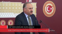 CHP’den çekilme açıklaması