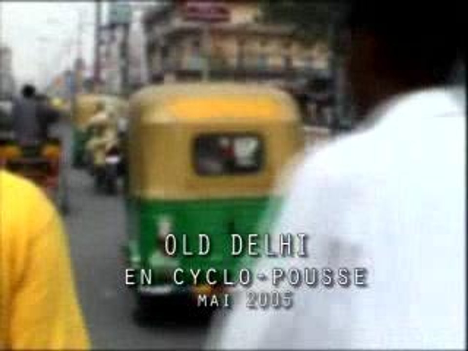 Old Delhi en cyclo-pousse