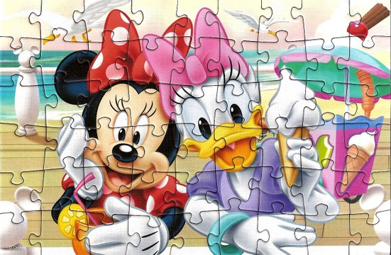 Puzzle Game Minnie Mouse, Daisy Duck - Disney - quebra-cabeça - Puzle Kid