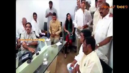 Elections Counting Day at Chandra Babu House 16 May 2014