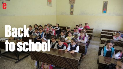 Après trois ans sans classe, ces enfants de Mossoul retournent à l'école