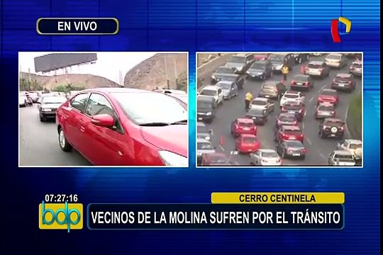Cerro Centinela: La Molina y Surco en conflicto por congestión vehicular