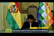Bolivia: oposición rechaza reelección de Evo Morales para el 2019