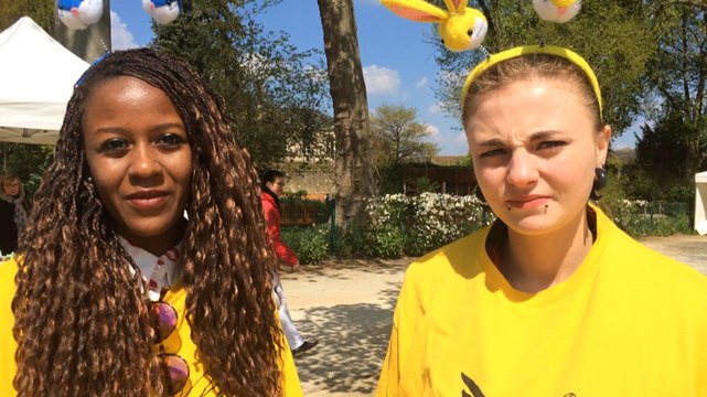 Chasse aux œufs du Secours populaire au parc des Promenades