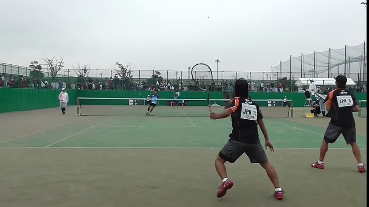 スーパープレイ集【アジアソフトテニス選手権男子ダブルス】桂・増田（日本）vs キム ドンフン・キム ボムジュン（韓国）